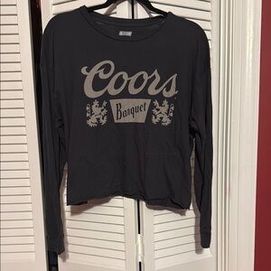 Cropped Coors Banquet Top